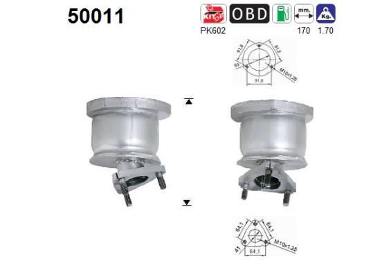 Katalizator AS 96567220