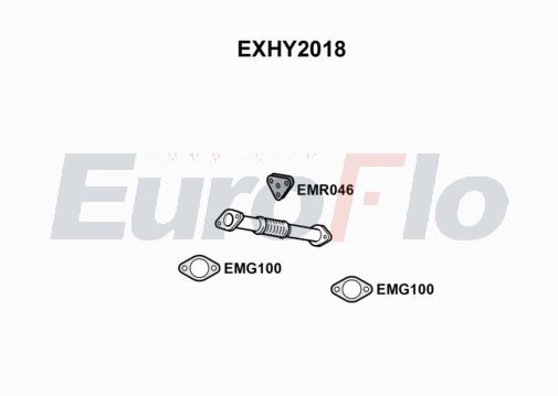 Zestaw tłumików, tłumik końcowy EUROFLO 286102S300