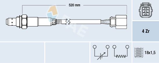 Sonda lambda FAE 77318