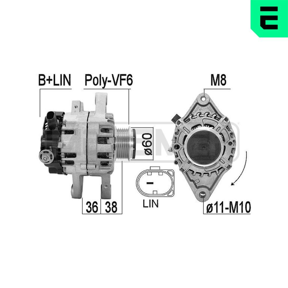 Generator / Alternator ERA 209615