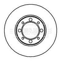 Tarcza hamulcowa BORG & BECK BBD4446