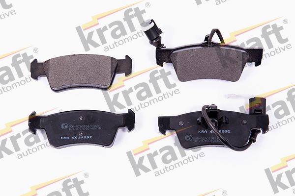 Sada brzdových destiček, kotoučová brzda KRAFT AUTOMOTIVE 6010892
