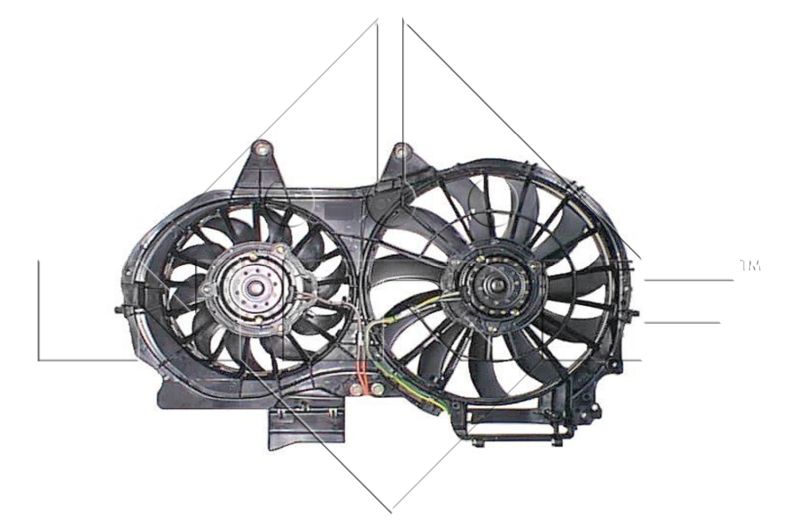Ventilátor chladenia motora NRF 47205