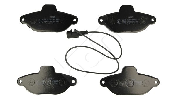 Zestaw klocków hamulcowych, hamulce tarczowe HART 221 620