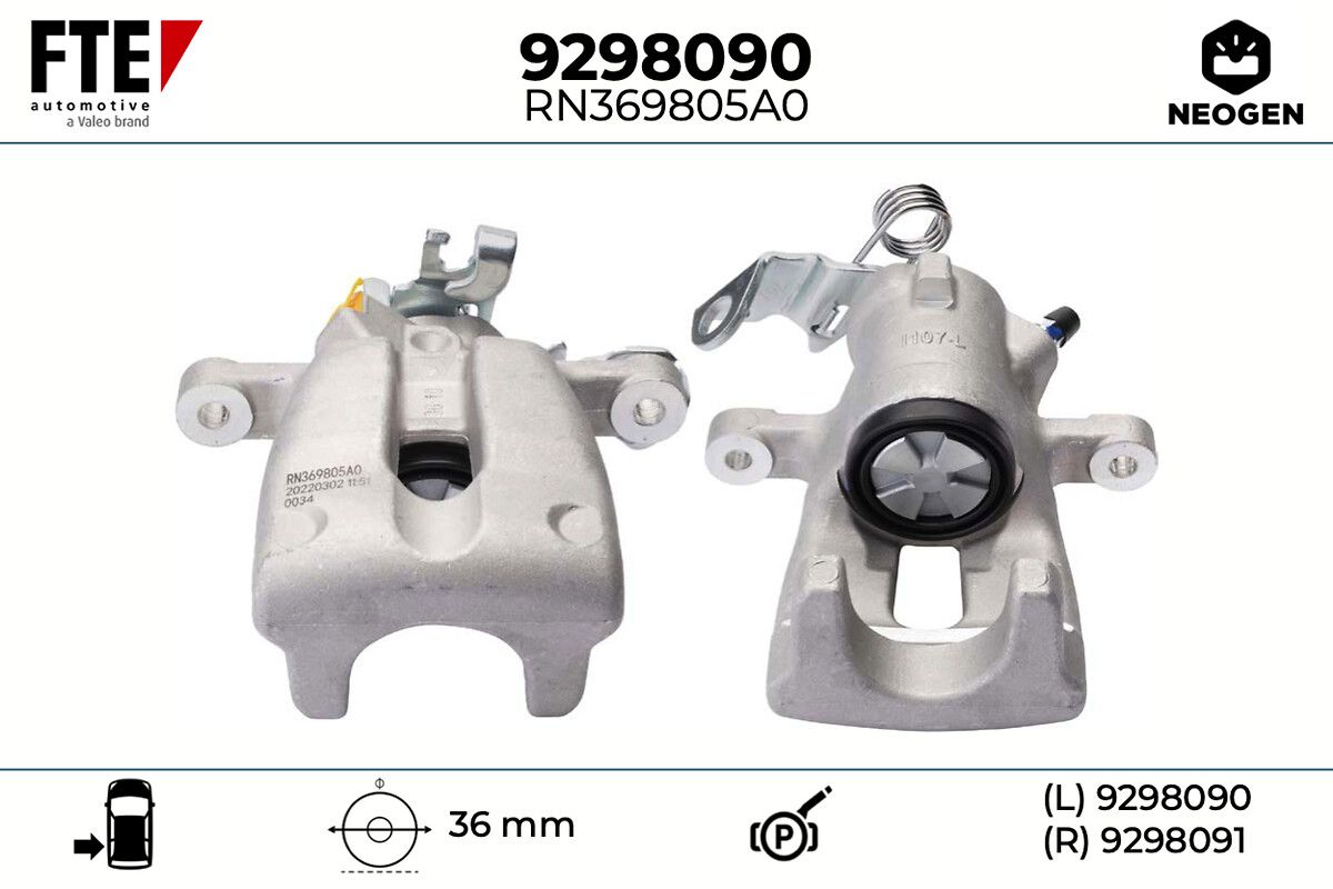 Etrier frana FTE NEOGEN 9298090