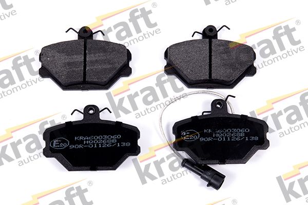 Sada brzdových destiček, kotoučová brzda KRAFT AUTOMOTIVE 6003060