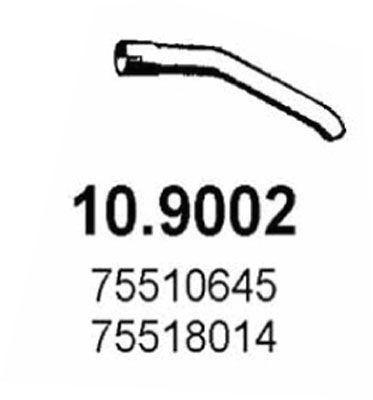 Rura wydechowa ASSO 10.9002