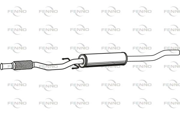 Tłumik środkowy FENNO P30602