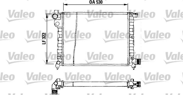 Radiator, racire motor VALEO 730569