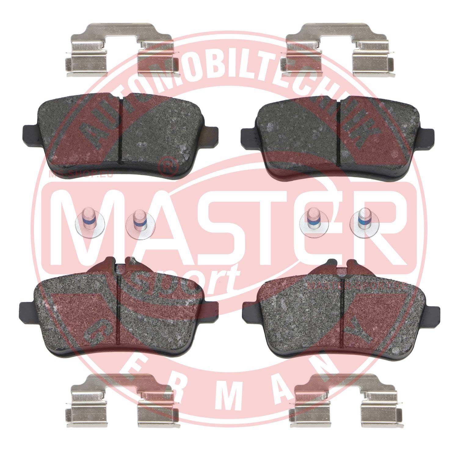 Zestaw klocków hamulcowych, hamulce tarczowe MASTER-SPORT GERMANY 13046027812N-SET-MS
