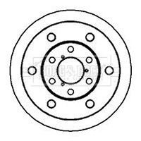 Tarcza hamulcowa BORG & BECK BBD5795S