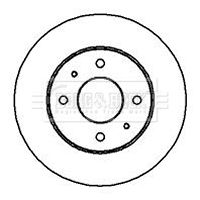 Tarcza hamulcowa BORG & BECK BBD4935