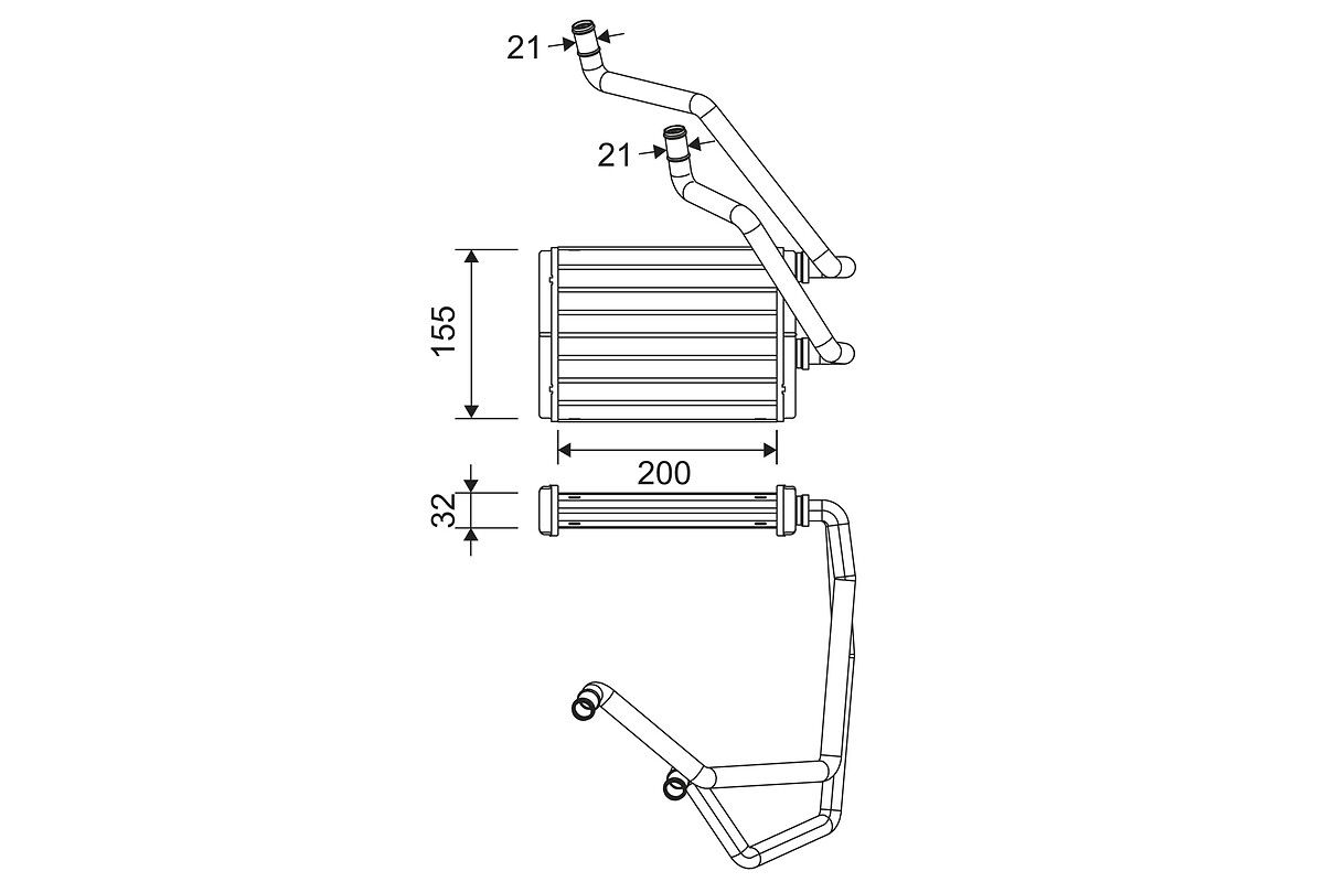 Теплообменник, отопление салона