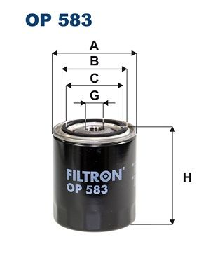 Olejový filtr FILTRON OP 583