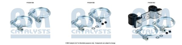 Zestaw montażowy, rura wydechowa BM CATALYSTS FK50418