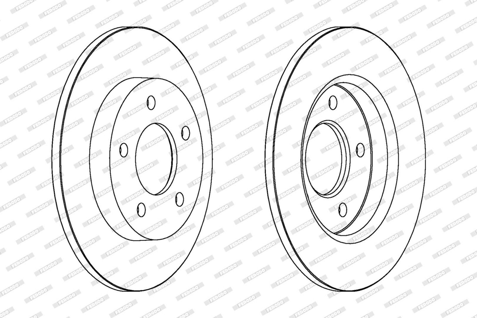 Disc frana FERODO DDF1420C