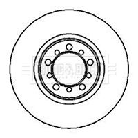 Tarcza hamulcowa BORG & BECK BBD4919