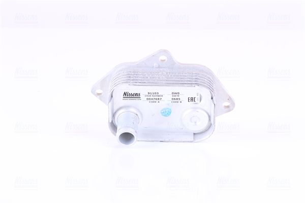 Chłodnica oleju, olej silnikowy NISSENS 91103