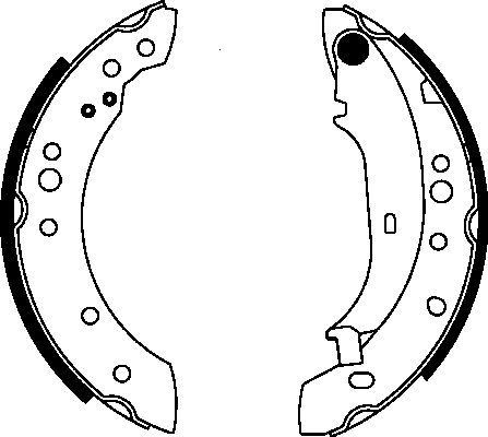 Zestaw szczęk hamulcowych MINTEX MFR583