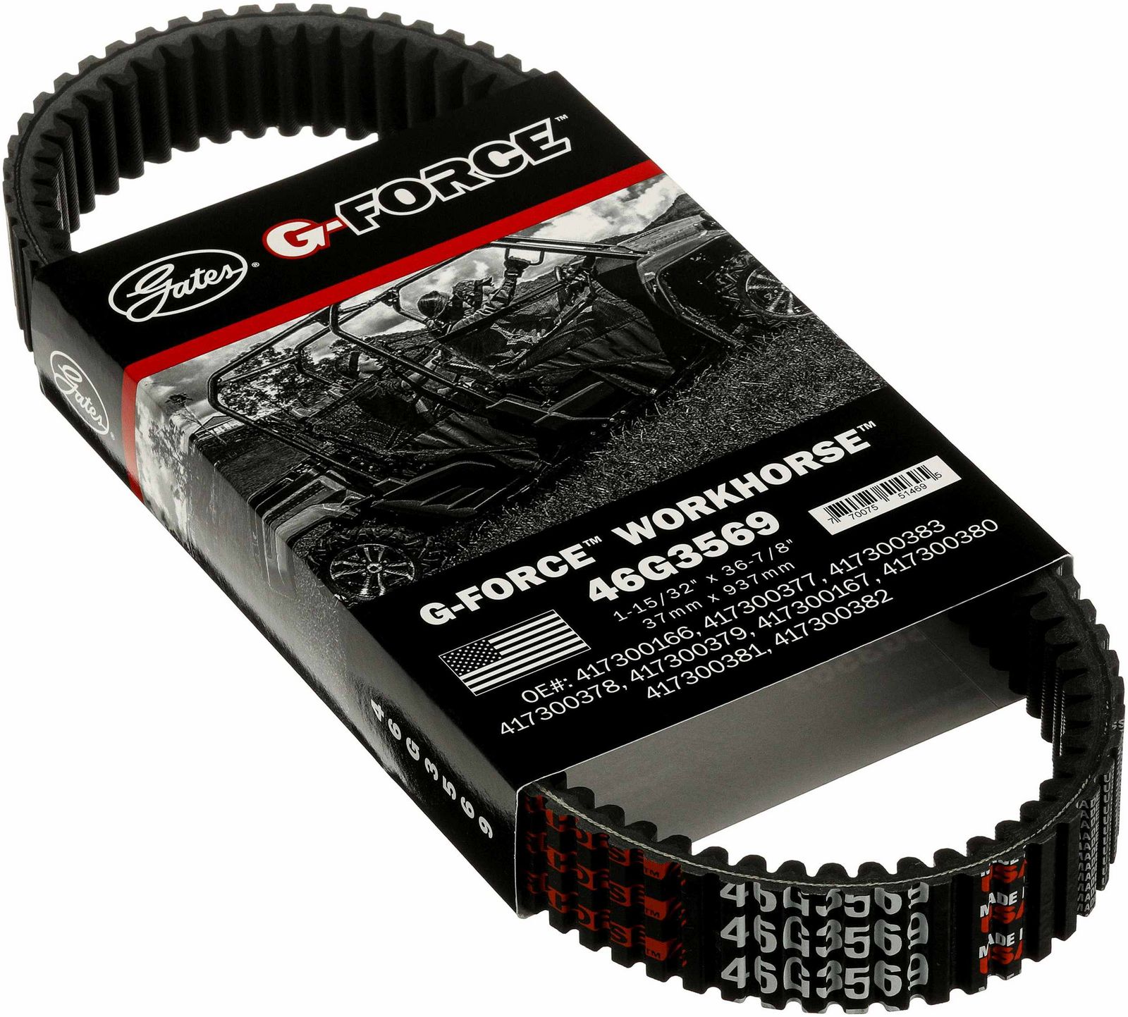 Curea de transmisie CVT GATES G-Force WorkHorse™ 46G3569