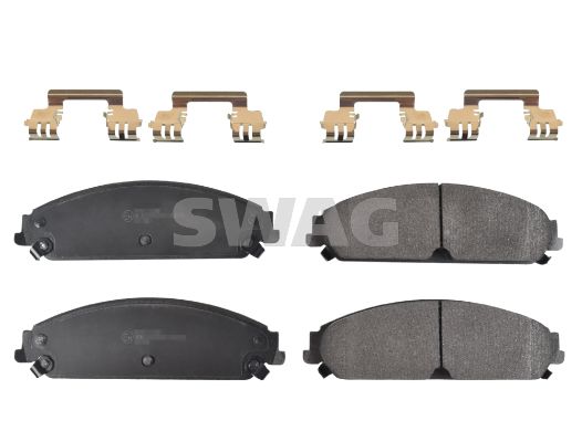 Zestaw klocków hamulcowych, hamulce tarczowe SWAG 72 11 6112