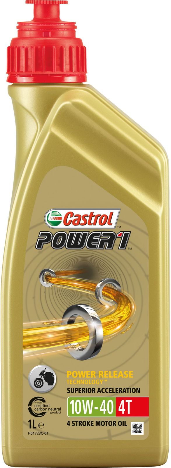 Motorový olej Castrol Power 1 4T 10W-40, 1L