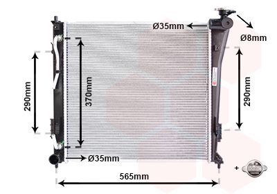 Radiateur, refroidissement du moteur