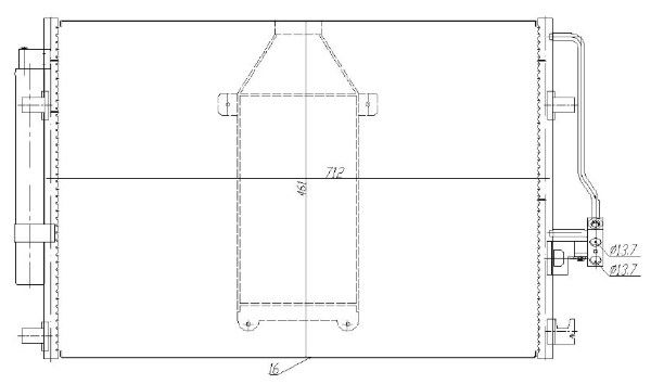 Condensator, climatizare MTR 13054613