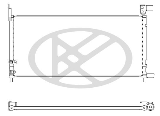 Condensator, climatizare KOYORAD CD011025M