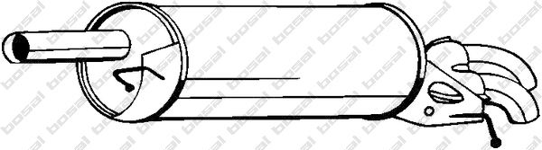 Tłumik końcowy KLOKKERHOLM 233-071