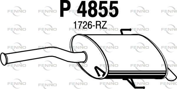 Tłumik końcowy FENNO P4855