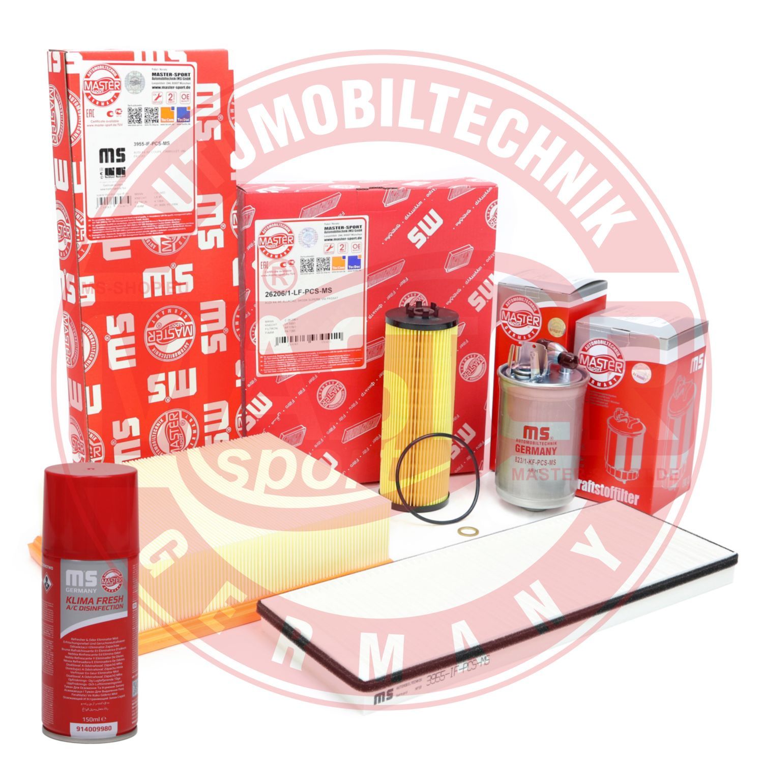 E-shop Filter - Sada MASTER-SPORT GERMANY 450001602P