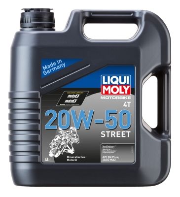 Motorolja LIQUI MOLY Motorbike 4T 20W-50 Street 4L