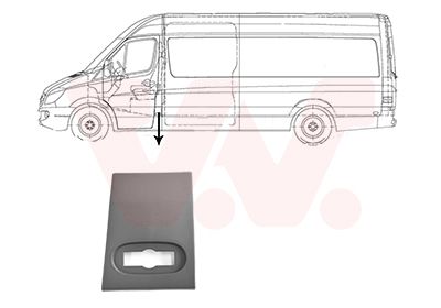 Listwa ozdobna / ochronna, sciana boczna VAN WEZEL 3077417