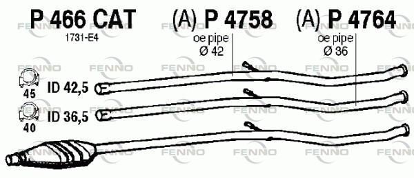 Katalizator FENNO 1731E6