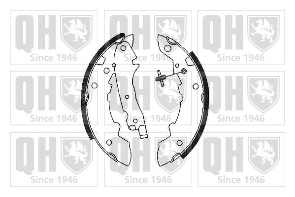 Zestaw szczęk hamulcowych QUINTON HAZELL BS568