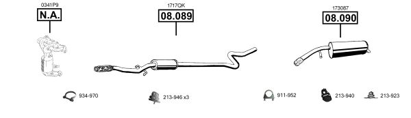Układ wydechowy ASMET CI090930
