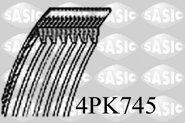 Pasek klinowy wielorowkowy SASIC 4PK745