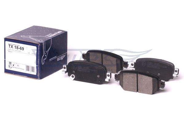 Levně Sada brzdových destiček, kotoučová brzda TOMEX Brakes 18-69
