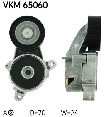 Napínacia kladka rebrovaného klinového remeňa SKF VKM 65060