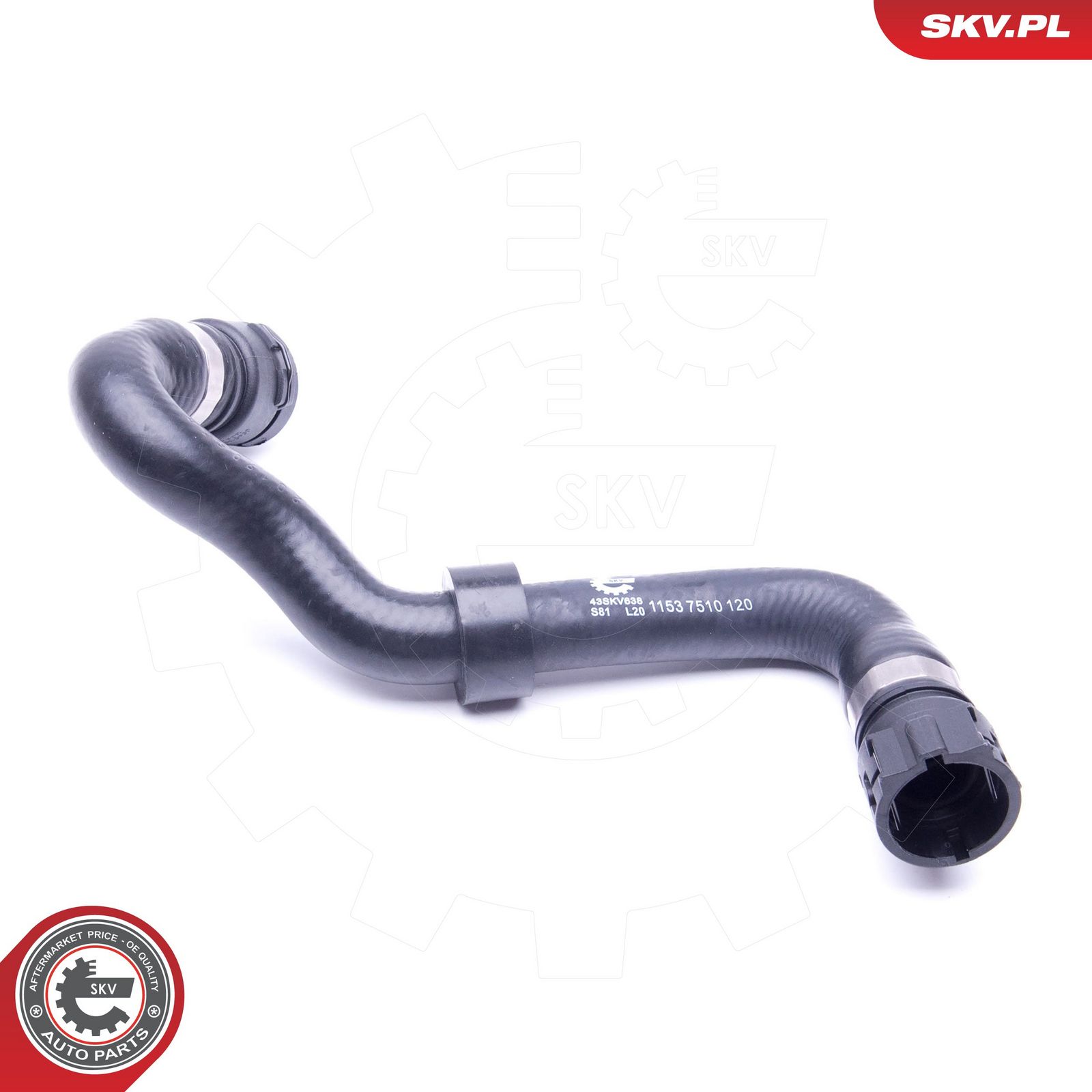 Levně Hadice chladiče ESEN SKV 43SKV638