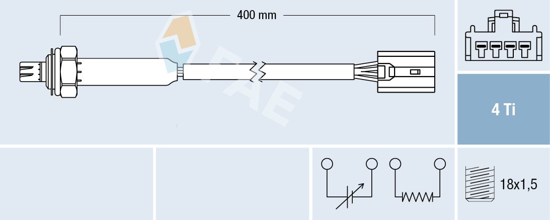 Levně Lambda sonda FAE 77357
