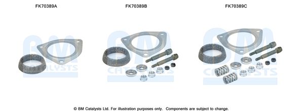 Zestaw montażowy, rura wydechowa BM CATALYSTS FK70389