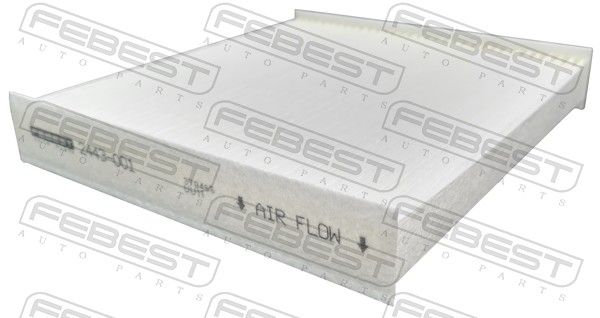 Filtr, wentylacja przestrzeni pasażerskiej FEBEST 2443-001