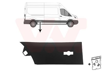 Elemente decorative/protectie, panou lateral VAN WEZEL 1992428