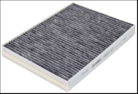 Filtr, wentylacja przestrzeni pasażerskiej MISFAT HB311C