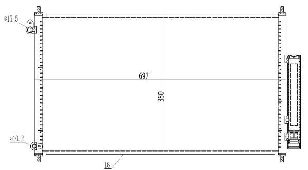 Condensator, climatizare MTR 13054809