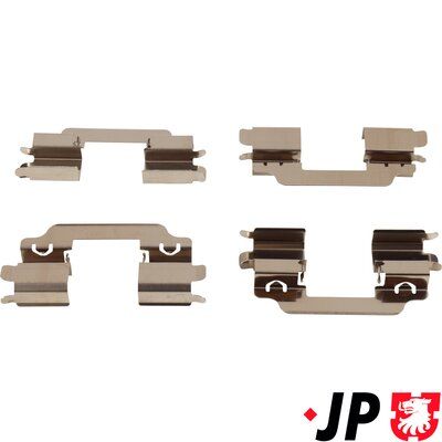 Set accesorii, placute frana JP Group 1364004210