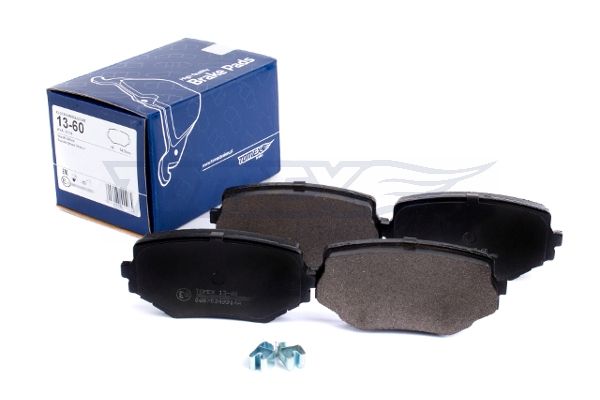Levně Sada brzdových destiček, kotoučová brzda TOMEX Brakes 13-60