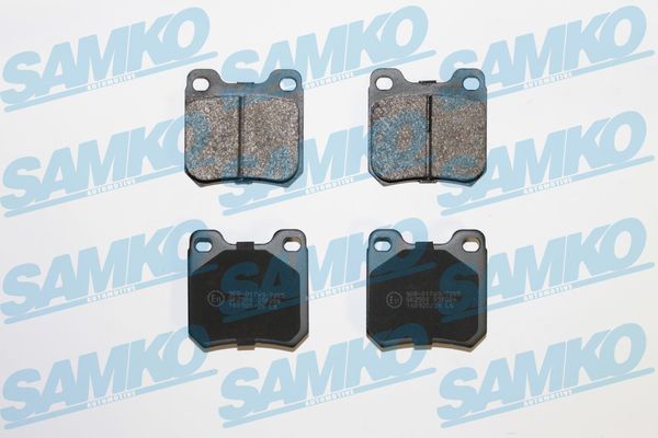 Levně Sada brzdových destiček, kotoučová brzda SAMKO 5SP206